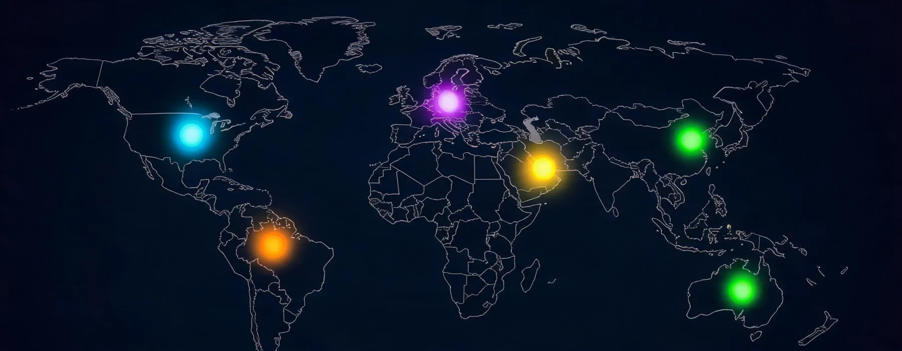 Global Unis arcade operator network map